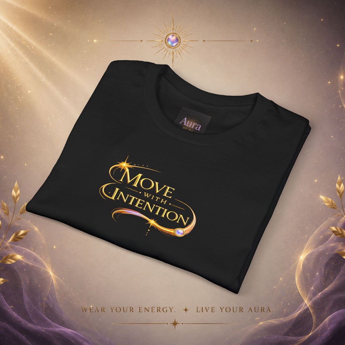 Move With Intention T-Shirt — Motivational Inspirational Tee