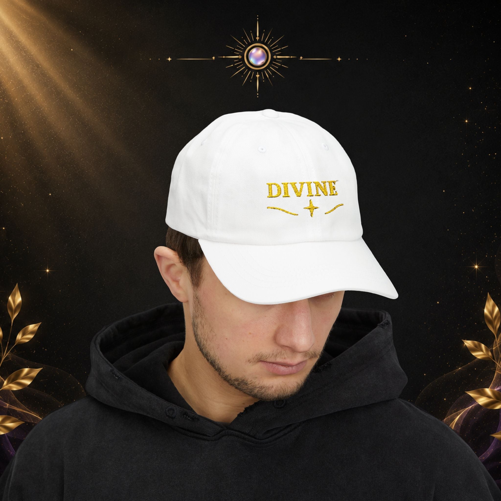 Divine Embroidered -Ball Cap - AURA BY RS ®