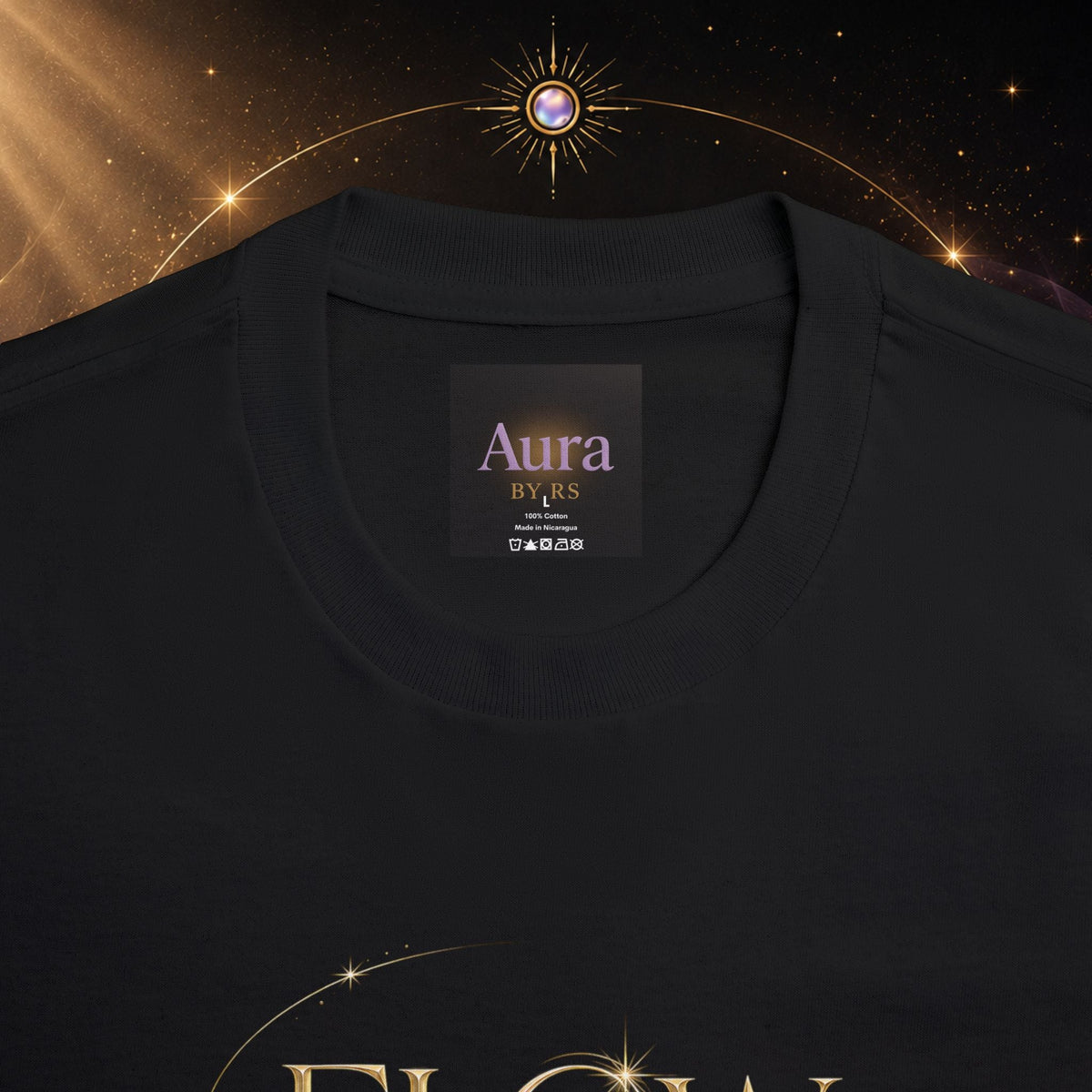 Flow With The Force Tee — Inspirational Yoga & Mindfulness Graphic T-Shirt - AURA BY RS ®