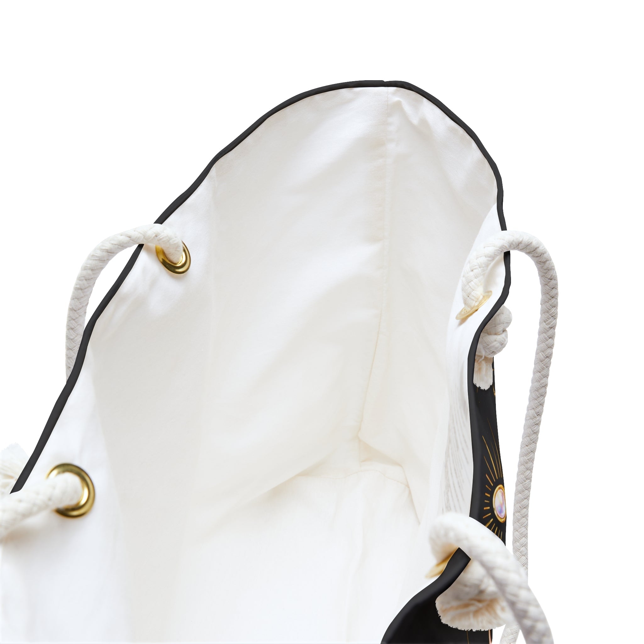 Glow From Within Weekender Bag – Inspirational Black Travel Tote - AURA BY RS ®