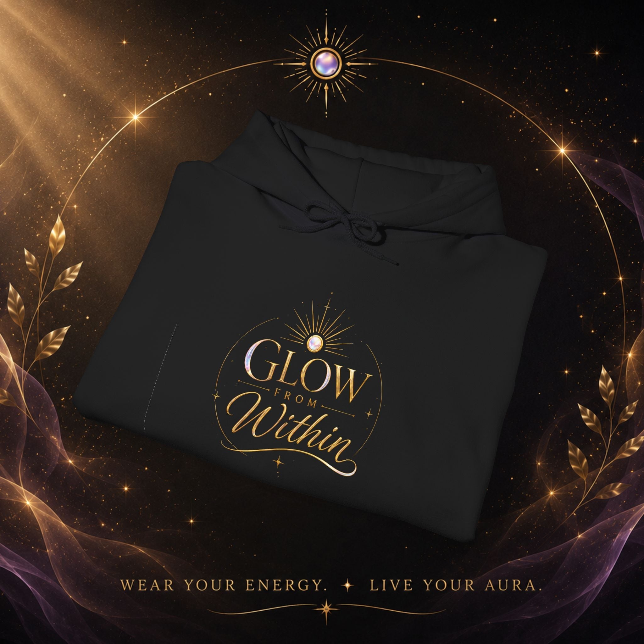 Glow Within Hoodie — Inspirational - AURA BY RS ®
