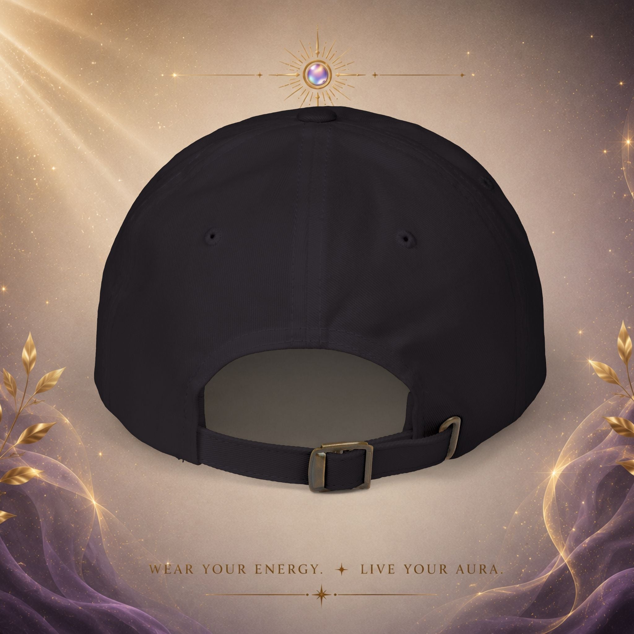 Golden Embroidered — Classic Baseball Hat - AURA BY RS ®
