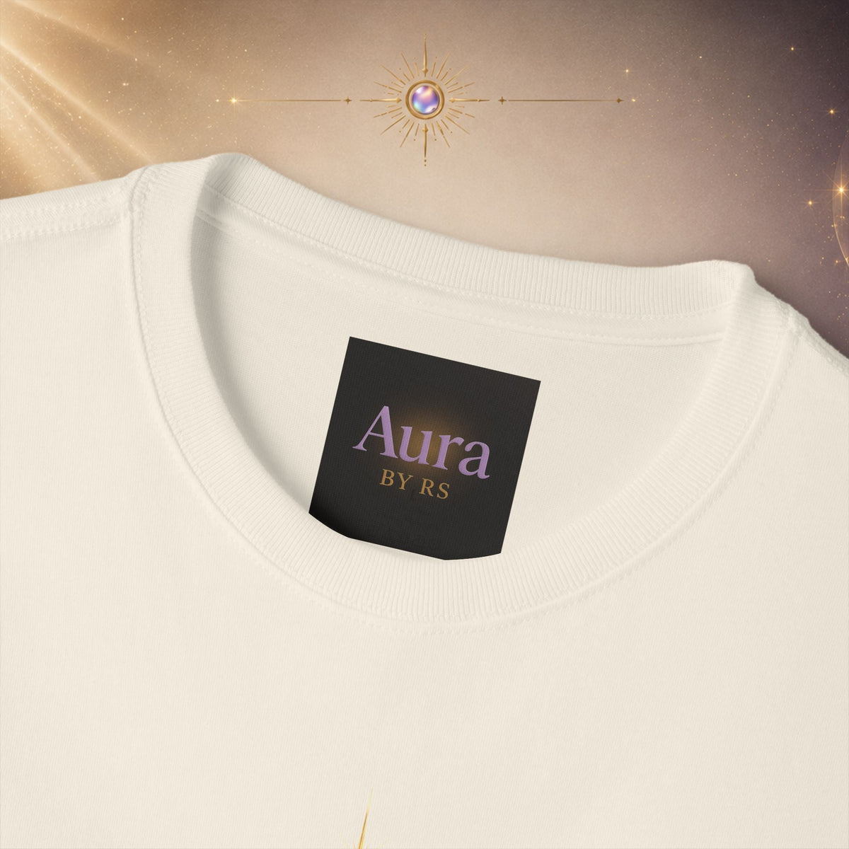 Grace Grind Graphic Tee — Feminine Gold Script Inspirational Shirt - AURA BY RS ®