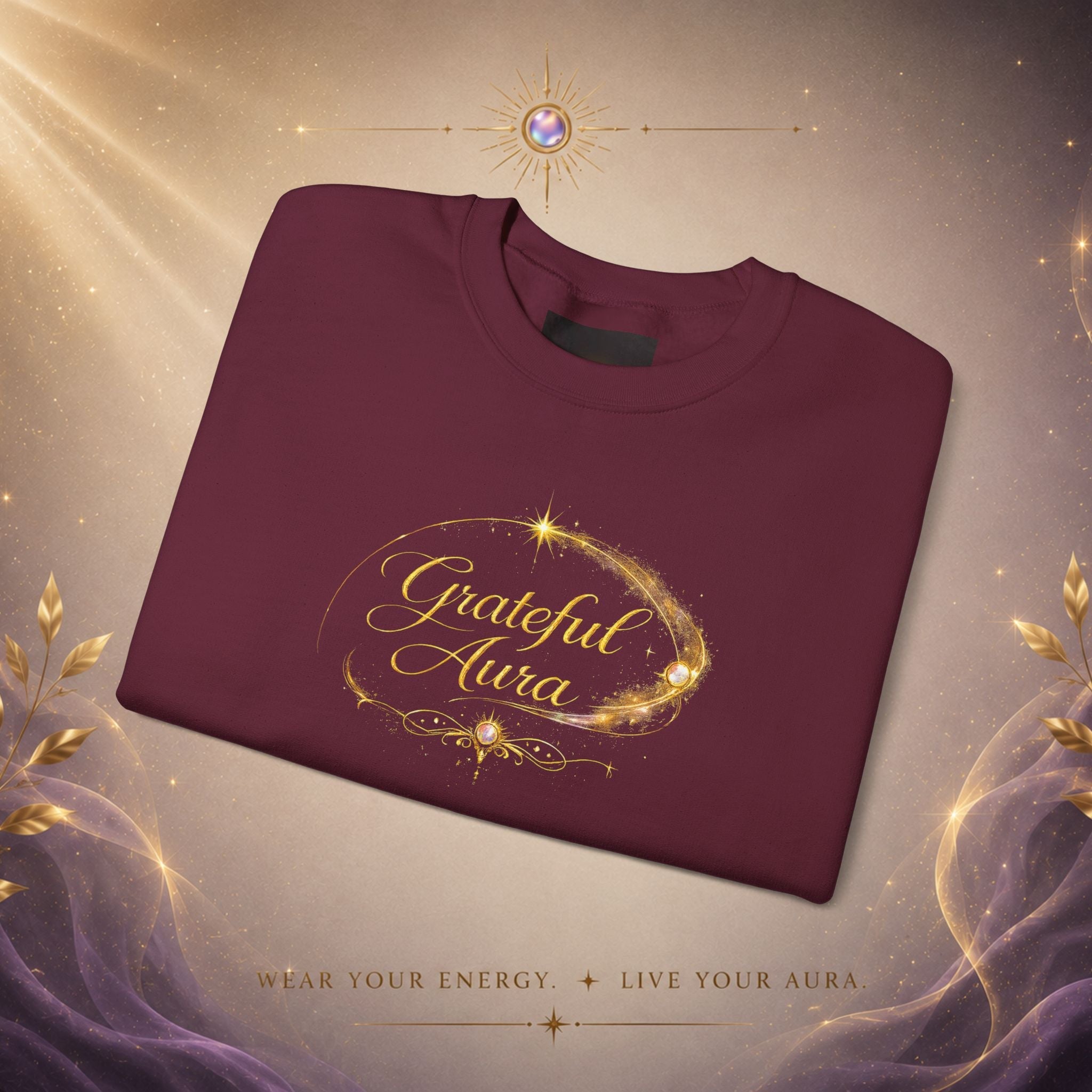 Grateful Heart Crewneck Sweatshirt - AURA BY RS ®