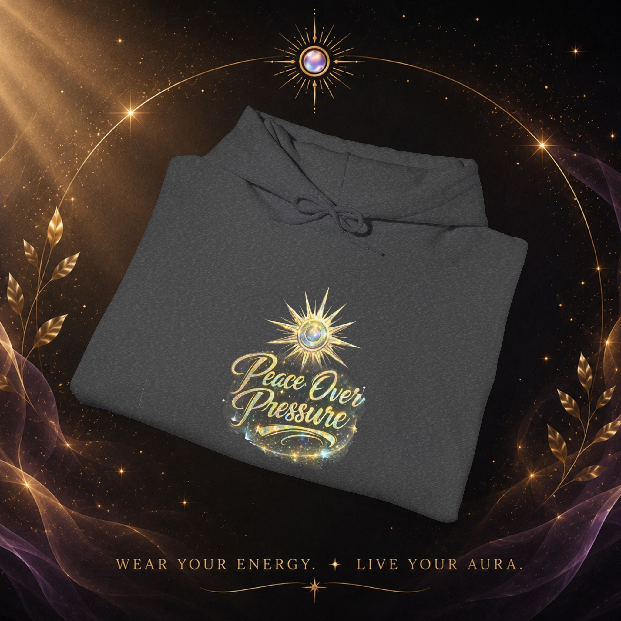 Hoodie — "Peace Over Pressure" Graphic Hoodie - AURA BY RS ®