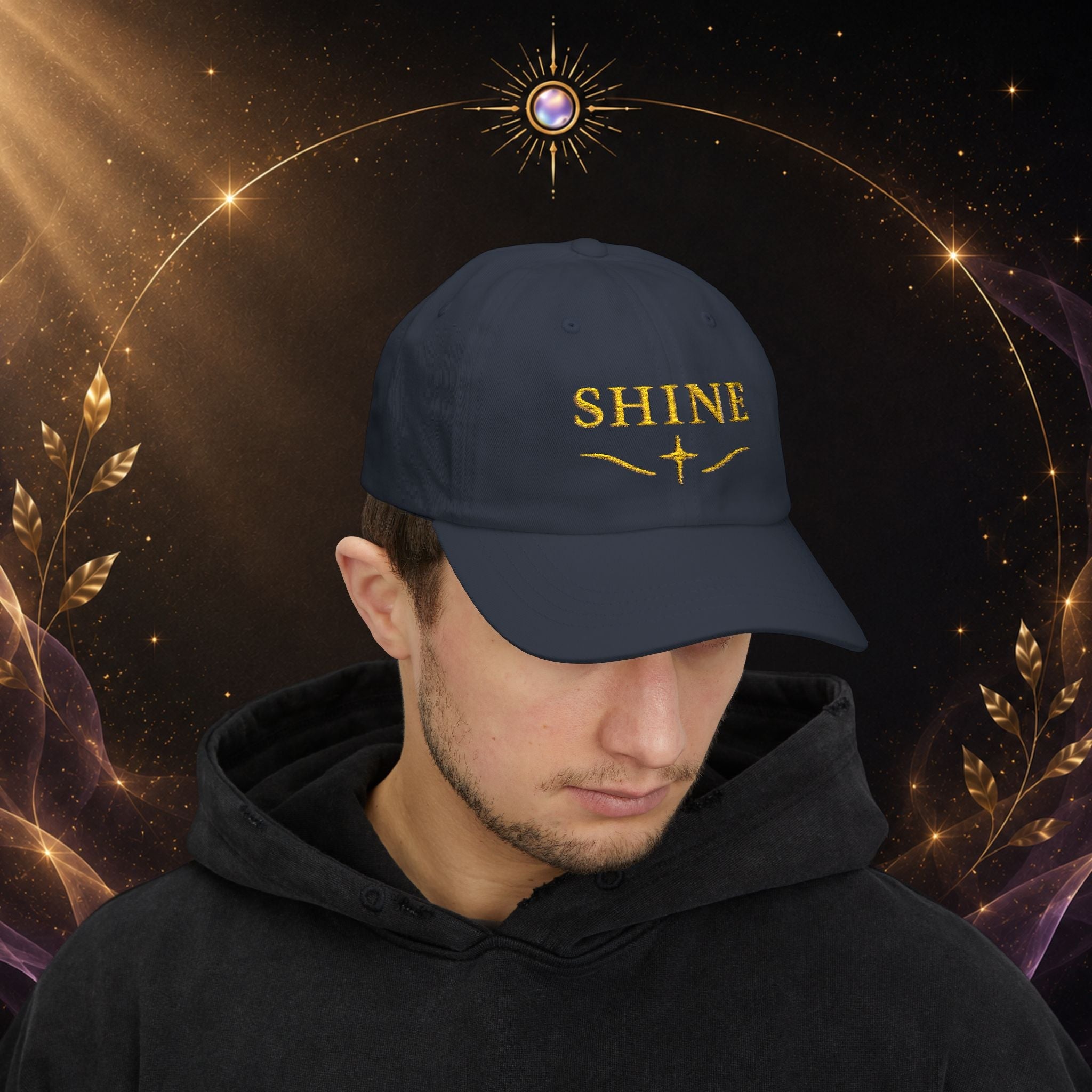 Let Your Aura Shine Through -Embroidered Dad Cap - AURA BY RS ®