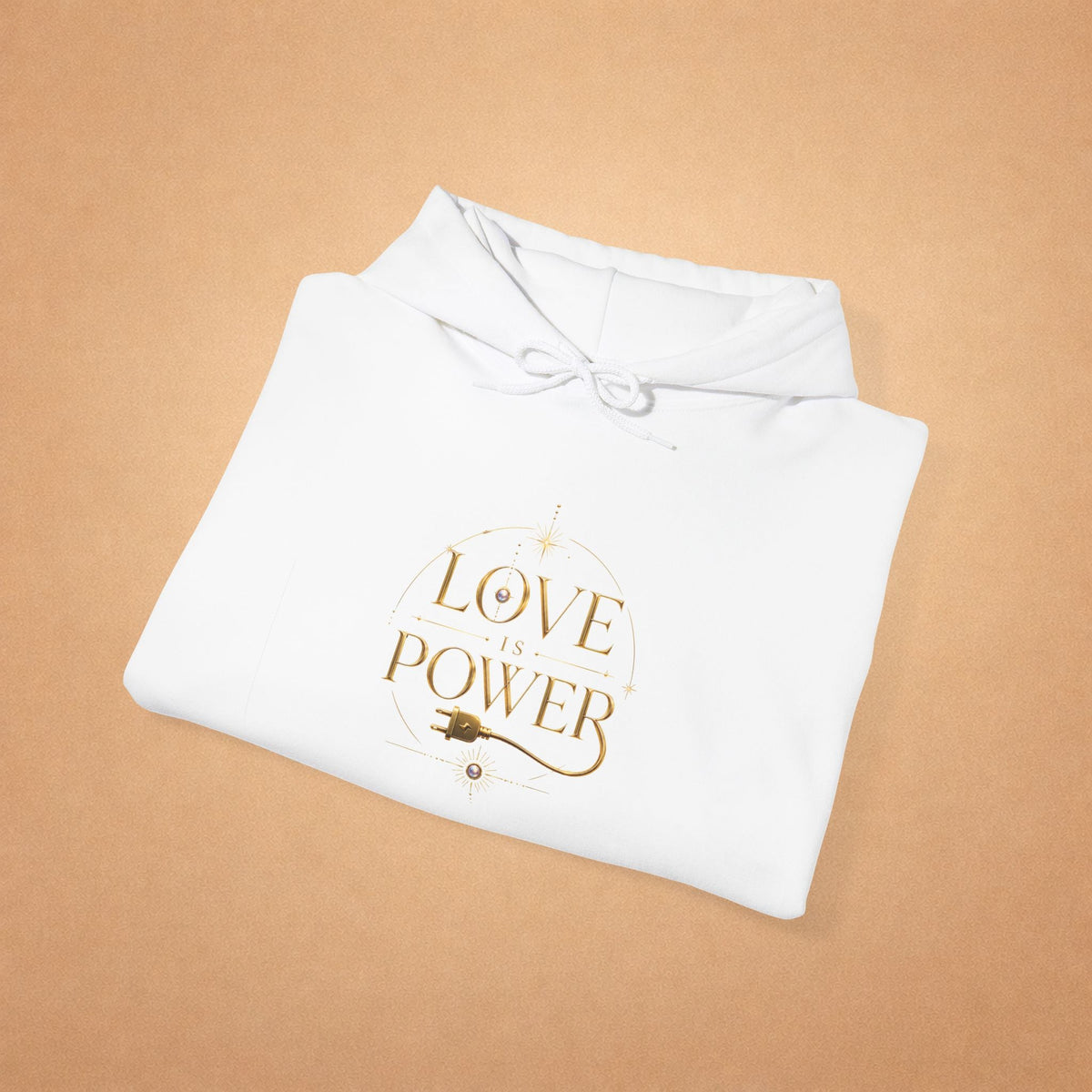 Love Power Hoodie — Minimalist Empowerment Pullover - AURA BY RS ®