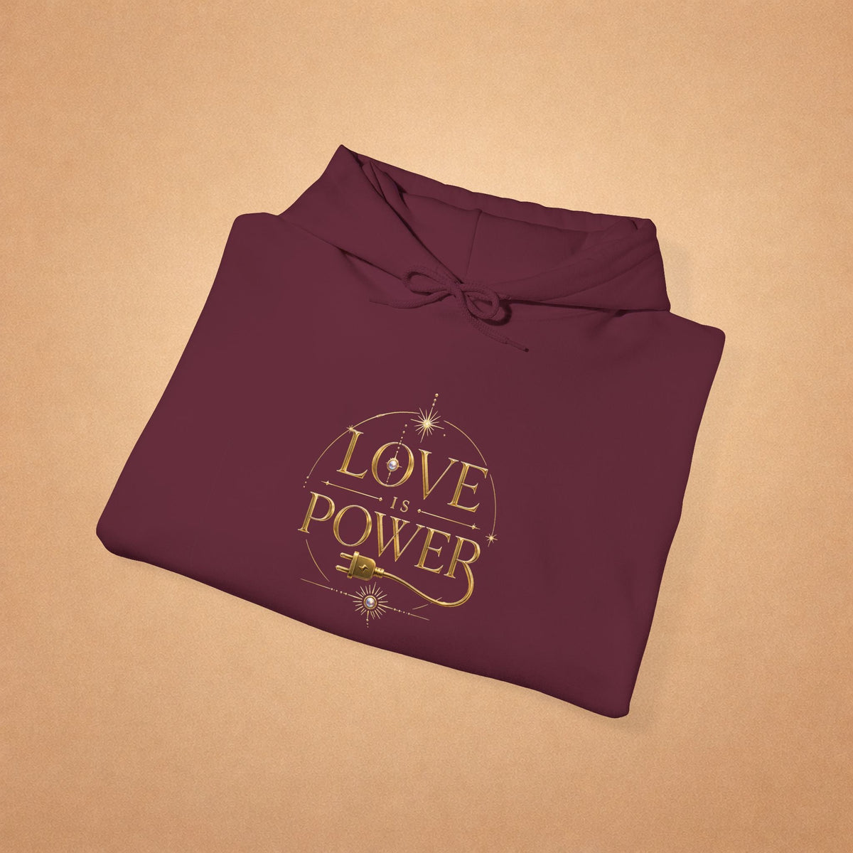 Love Power Hoodie — Minimalist Empowerment Pullover - AURA BY RS ®