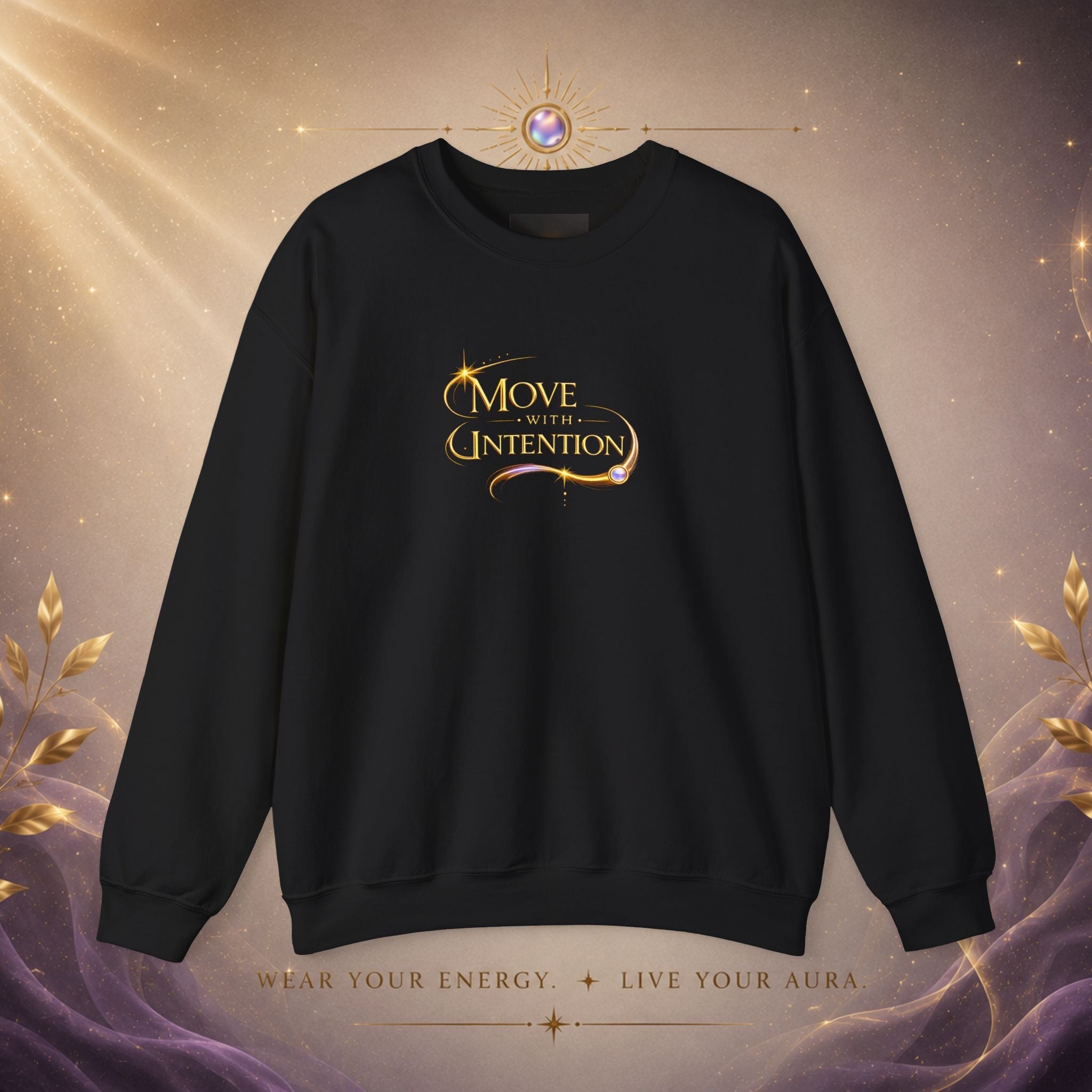 Move With Intention Crewneck Sweatshirt - AURA BY RS ®