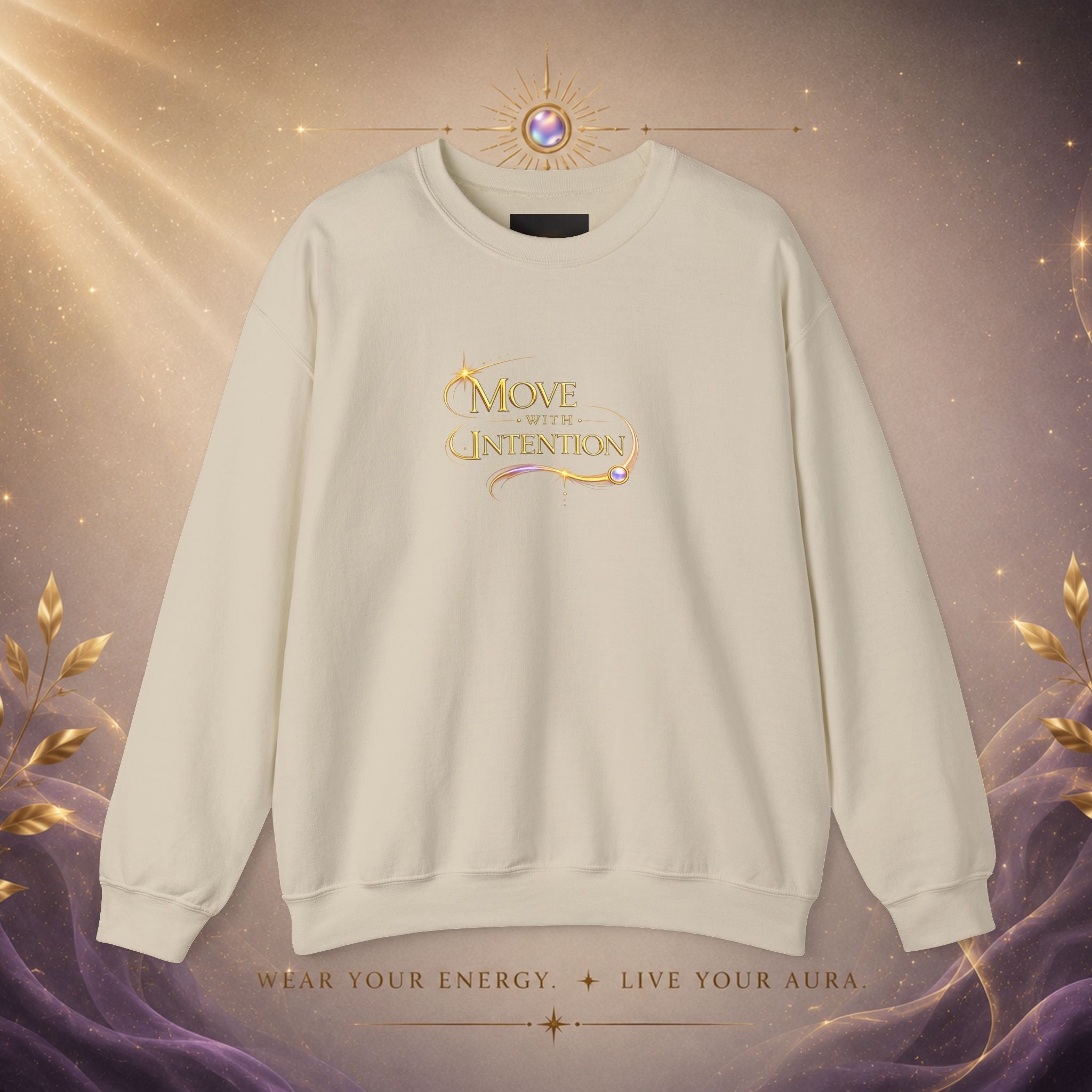 Move With Intention Crewneck Sweatshirt - AURA BY RS ®