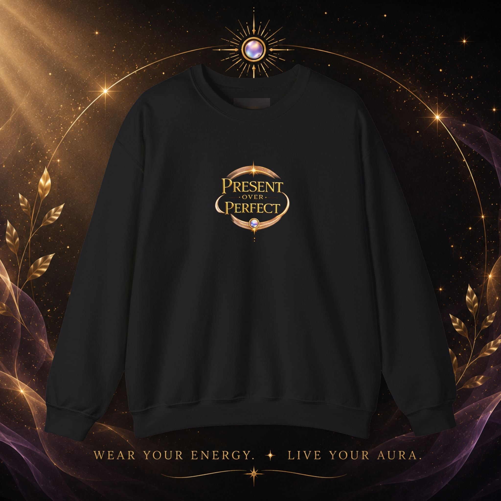 Present Over Perfect Crewneck Sweatshirt - AURA BY RS ®
