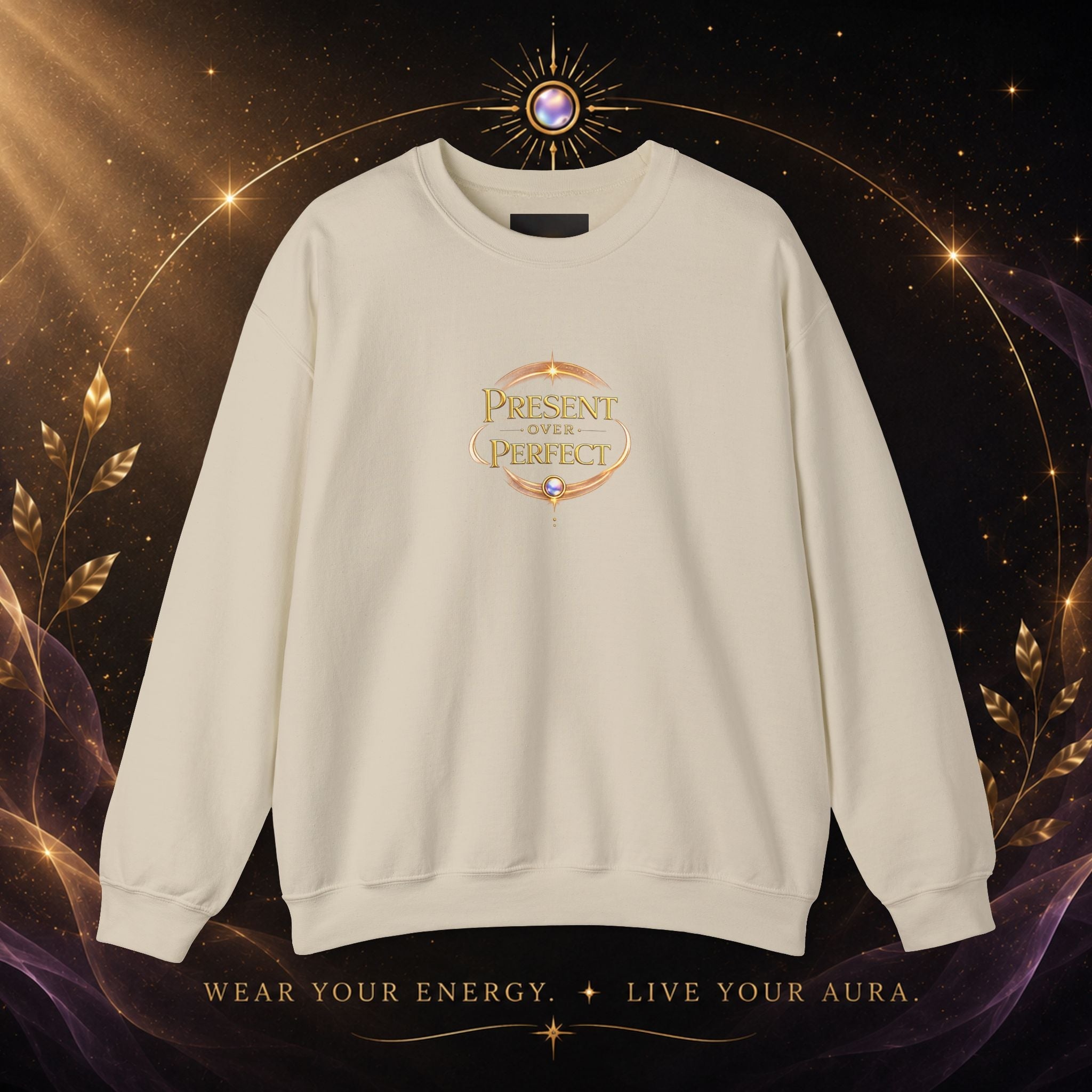 Present Over Perfect Crewneck Sweatshirt - AURA BY RS ®