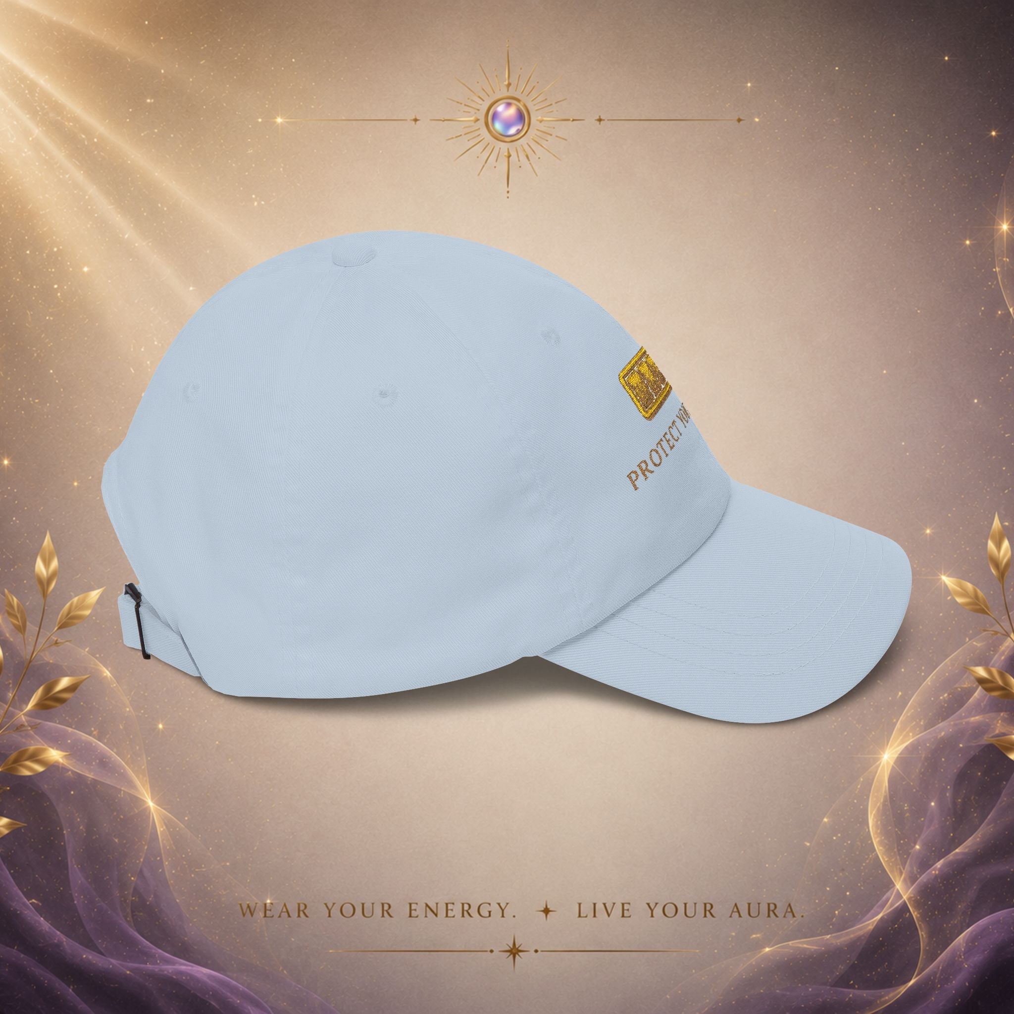 Protect Your Energy Cap — Embroidered Low Battery Icon Baseball Hat - AURA BY RS ®