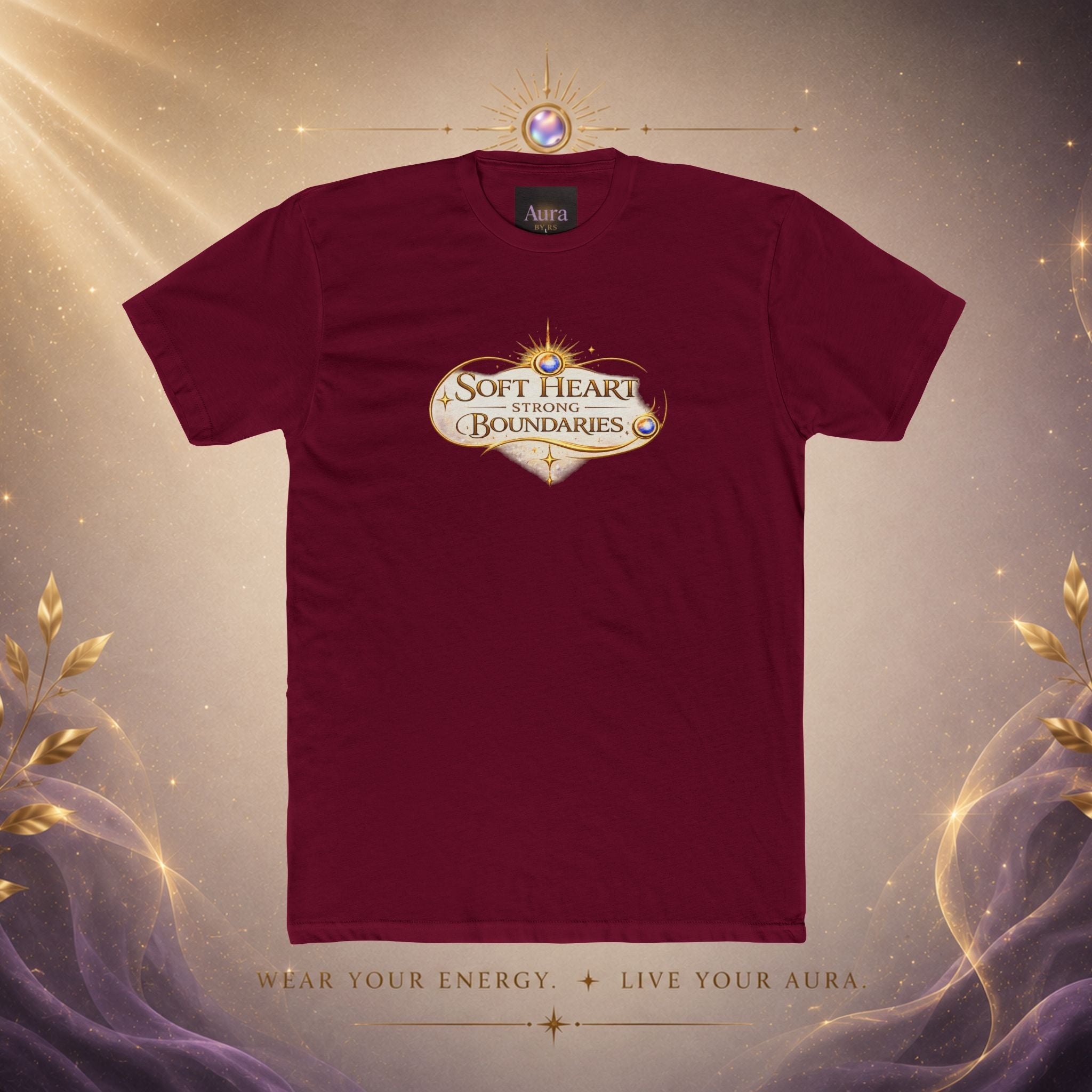 Soft Heart, Bold Boundaries Tee — Empowerment Graphic T-Shirt - AURA BY RS ®