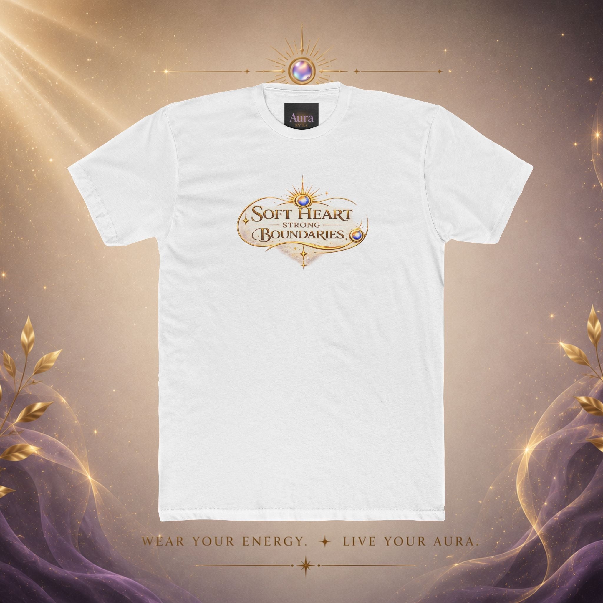 Soft Heart, Bold Boundaries Tee — Empowerment Graphic T-Shirt - AURA BY RS ®