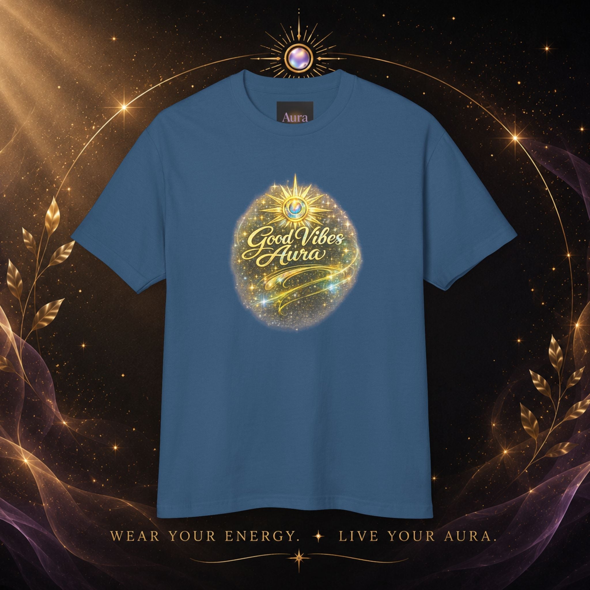 T-Shirt — "Good Vibe Aura" Graphic Tee (Spiritual, Positive Energy) - AURA BY RS ®